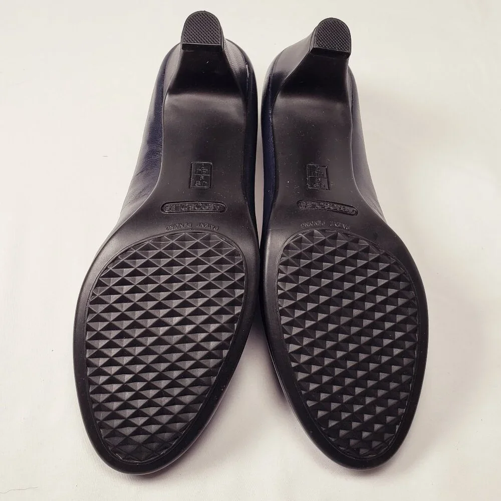 AEROSOLES Women's Navy Blue Heels - Picture 12 of 14
